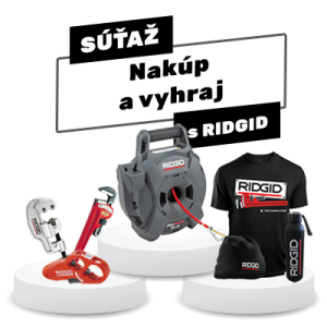 Súťaž s RIDGID - Nakúp a vyhraj!